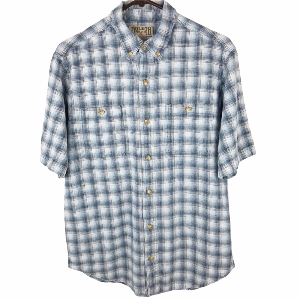 *2/$20* Duluth Trading Co. Hemp Organic Cotton Blend Shirt